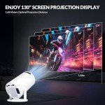 Mini Portable 4K HD Projector with WiFi & Bluetooth