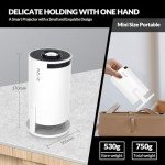 Mini Portable 4K HD Projector with WiFi & Bluetooth
