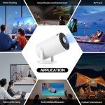 Mini Portable 4K HD Projector with WiFi & Bluetooth
