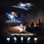 Mini Portable 4K HD Projector with WiFi & Bluetooth
