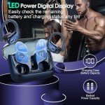 Aptkdoe Bluetooth 5.3 Wireless Earbuds with Deep Bass