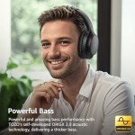 TOZO Bluetooth 5.4 Noise Cancelling Over-Ear Headphones