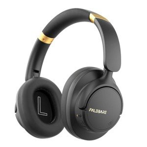 Falebare Bluetooth Noise Cancelling Headphones, 80H Playtime