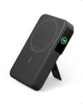 Anker MagGo Power Bank, Qi2 Certified 15W Ultra-Fast MagSafe-Compatible Portable Charger, 10,000mAh Battery Pack with Smart Display & Foldable Stand, For iPhone 16/15/14/13 Only (USB-C Cable Included)