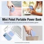 VANYUST S22 Portable Charger, Power Bank, 5000mAh External Battery Pack Compatible for iPhone 15 14 13 12 11 X Samsung S22 S21 Google iPad etc(Blue)