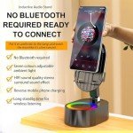 5-in-1 Bluetooth Speaker and Phone Holder with Lights