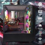 STGAubron Gaming Desktop PC with RGB Accessories