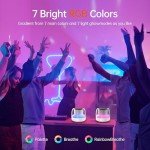 Portable Bluetooth Speaker with RGB Lights & Bass
