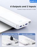 Portable 42800mAh Fast Charging Power Bank 6 Outputs