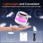 Portable Bluetooth Speaker with RGB Lights & Bass