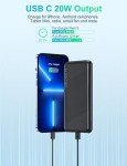 MOSKIZ 10000mAh Portable Charger 2-Pack, Fast Charge