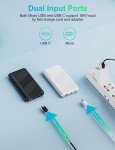 MOSKIZ 10000mAh Portable Charger 2-Pack, Fast Charge