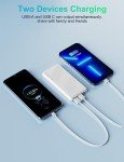 MOSKIZ 10000mAh Portable Charger 2-Pack, Fast Charge
