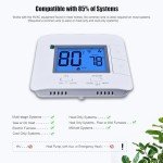 Multi-Stage Non-Programmable Home Thermostat with LCD Display