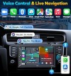 PLZ 7" Wireless Car Stereo with Apple CarPlay
