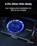 FOLTUSYMY 10" 800W Powered Car Subwoofer with LED