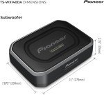 Pioneer TS-WX140DA Compact Active Subwoofer with Amplifier
