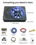 FOLTUSYMY 10" 800W Powered Car Subwoofer with LED