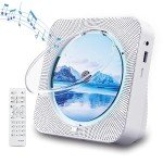 Portable Bluetooth CD Player with HiFi Speakers