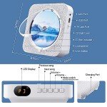 Portable Bluetooth CD Player with HiFi Speakers