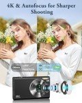 IGXHAVIZ 4K 48MP Compact Digital Camera Kit
