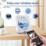 Portable Bluetooth CD Player with HiFi Speakers