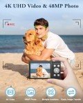 IGXHAVIZ 4K 48MP Compact Digital Camera Kit