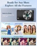 IGXHAVIZ 4K 48MP Compact Digital Camera Kit