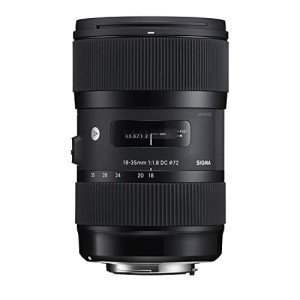 Sigma 18-35mm F1.8 Canon Lens, Black
