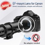 Lightdow 420-800mm F/8.3 Telephoto Lens for Canon