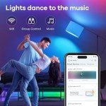 Smart RGB LED Light Bulbs, Works with Alexa & Google