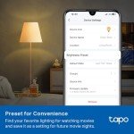 TP-Link Tapo 800 Lumens Smart Light Bulbs (4-Pack)