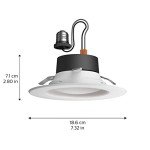 Philips Hue Smart LED Downlight 4 Pack - Color-Changing