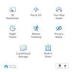 TP-Link Tapo 2K Pan Tilt Security Camera