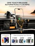 15W Wireless Car Charger Phone Holder Mount