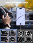 15W Fast Wireless Car Charger with Auto-Secure Support