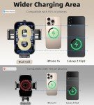 GuMosh 15W Dual Coil Wireless Car Charger Holder