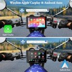 Carpuride W702 Motorcycle GPS with 7” Touchscreen