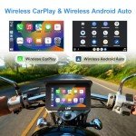 5-Inch Portable Wireless CarPlay & Android Auto Screen