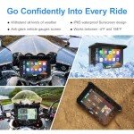 5-Inch Portable Wireless CarPlay & Android Auto Screen