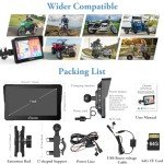 Carpuride W702 Motorcycle GPS with 7” Touchscreen
