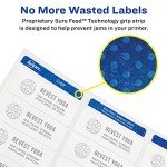 Avery High Visibility 2.5" Round Printable Labels