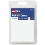 Avery 1.5" x 2.75" Multi-Use Permanent Labels