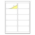Printable White Sticker Labels - 2" x 4", 30 Sheets