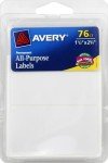Avery 1.5" x 2.75" Multi-Use Permanent Labels