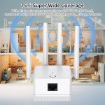 2024 Dual Band WiFi Extender, 1200Mbps Booster