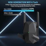 AX3000 WiFi 6 Range Extender with Ethernet Port