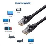10-Pack 10ft Snagless Cat 6 Ethernet Cables