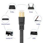 Orbram 15 ft Cat 8 High-Speed Ethernet Cable