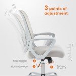 Ergonomic Rolling Office Chair with Lumbar Support